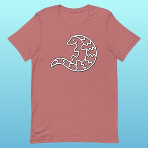 Cute & Simple Pangolin T-Shirt | An Adorable, Minimalistic Design for Pangolin Lovers