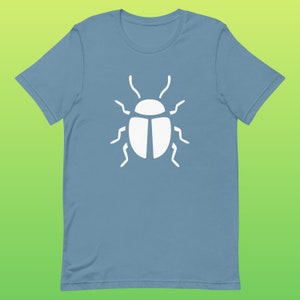 Simplistic Beetle Silhouette T-Shirt | A Simple, Monochrome Design for Cool Insect Lovers