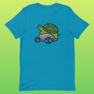 Cute & Colorful Blueberry Turtle | A Simple, Adorable Design for Animal Lovers