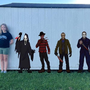 Horror series cutouts large 46&quot; tall