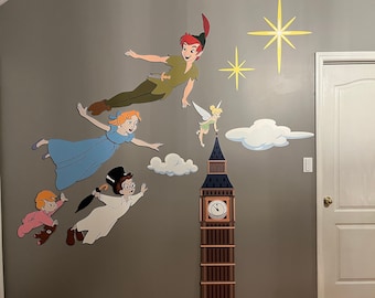 Large flying cutouts for nursery or movie room