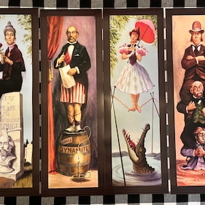 Set of 4 Haunted Mansion Portraits from Disney Haunted mansion
