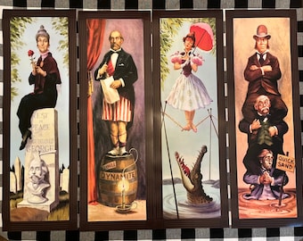 Set of 4 Haunted Mansion Portraits from Disney Haunted mansion