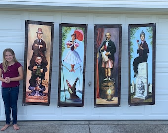 Large Set of 4 High Resolution Haunted Mansion Stretching - Etsy ...