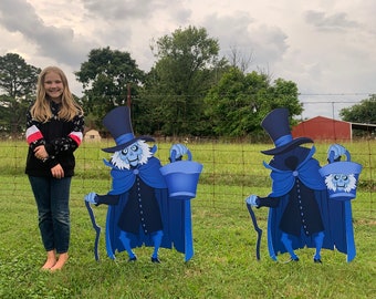 Haunted Mansion Hatbox Ghost Cutouts