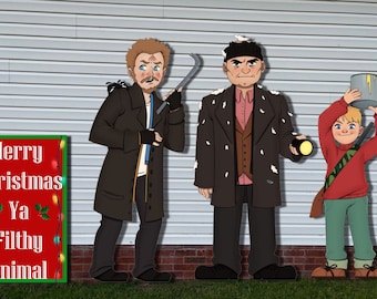 Christmas movie cutouts 4 1/2 Feet Tall Yard Decoration