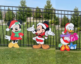 Christmas Cartoon Yard Art