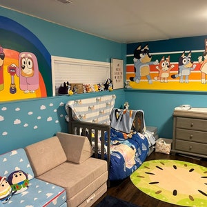 Blue Dog wall set
