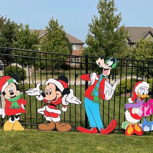 Large Christmas Cartoon Cutout Yard Art