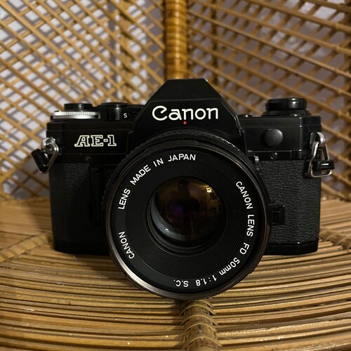 Vintage Canon AE1 Program 35mm Film Camera Etsy