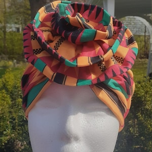 Queen Head wear, Kente, Put on and GO!!!!!!!!!!!!