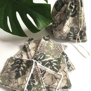 Reusable makeup remover pads, eco-friendly face pads, reusable face pads, face wipes, makeup pads, cloth wipes, eco-friendly gift