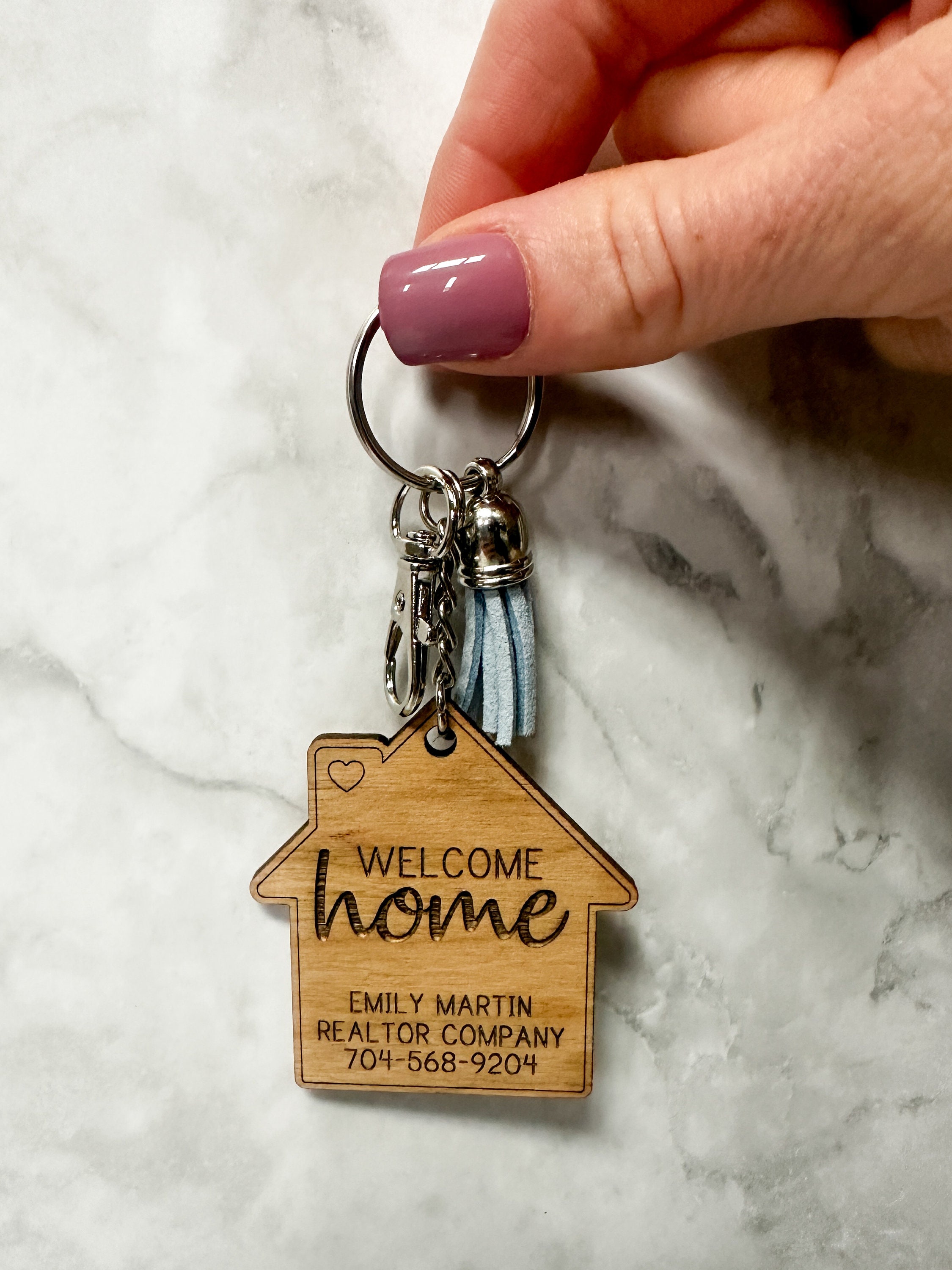 Welcome Home Keychain | New Home Owner | Realtor Gift | Sold ...