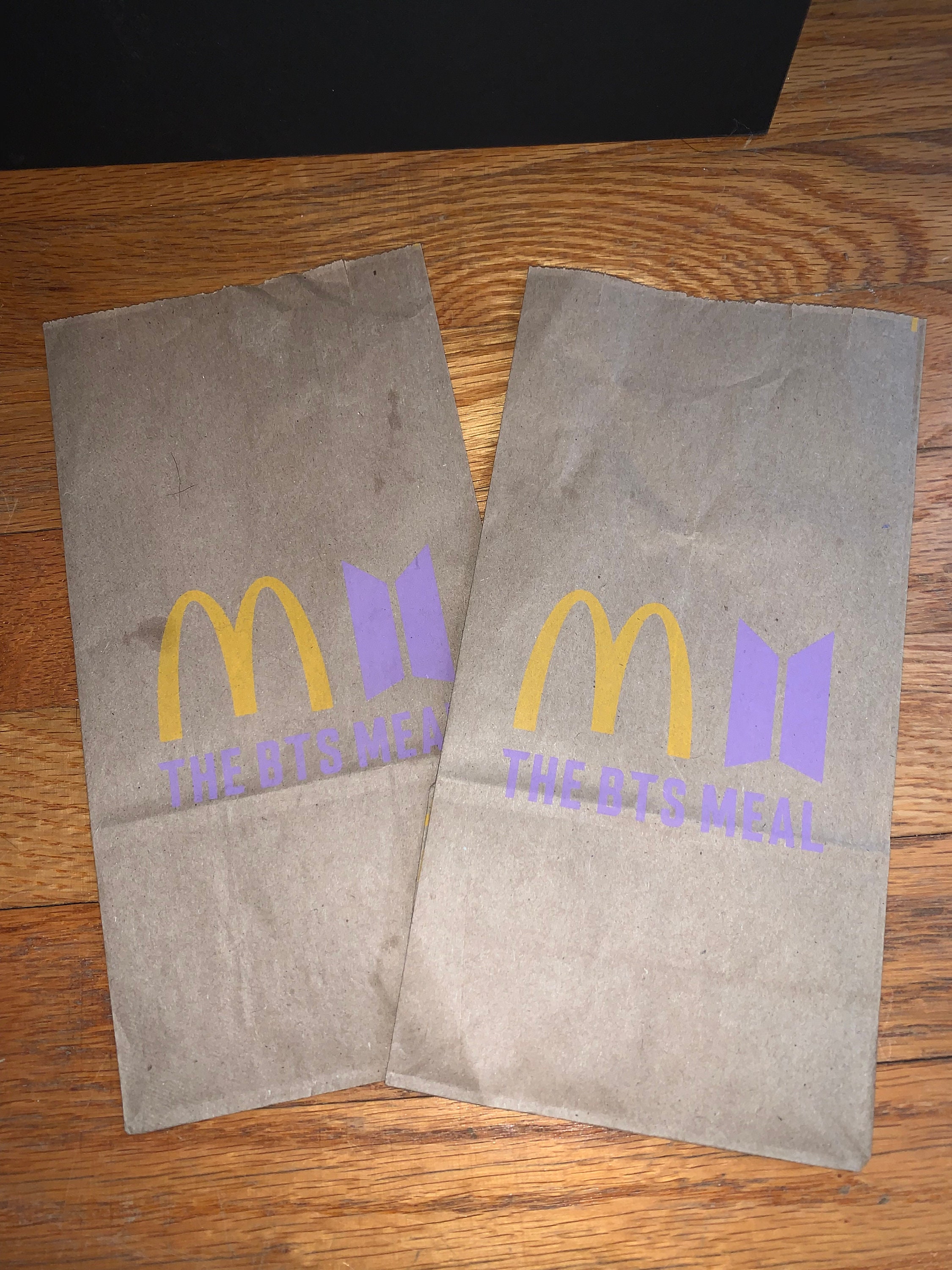 McDonalds Bts Meal Bags Etsy