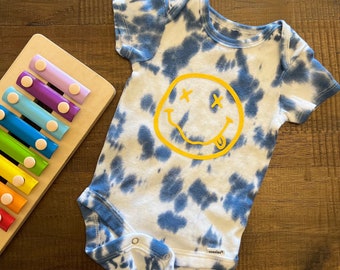 Nirvana Tie Dye Onesie Bodysuit