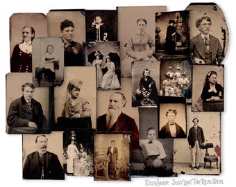 20 Piece TinType Photo Reproductions II