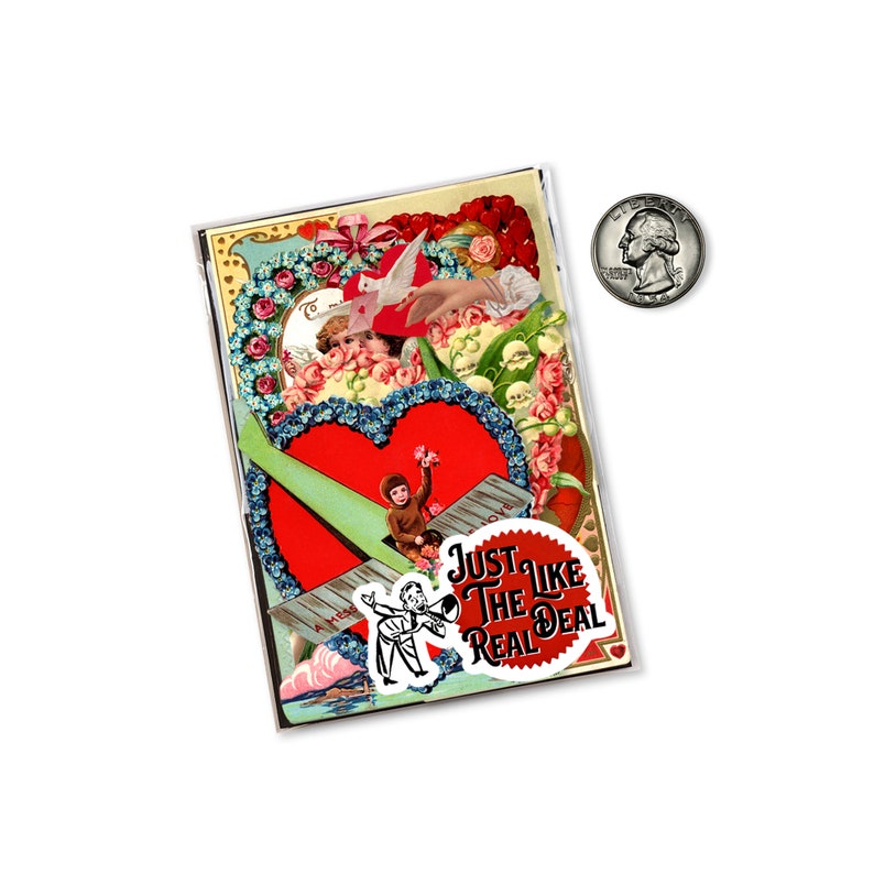 Shabby Chic Valentine's Day Paper Die Cuts Printed Etsy