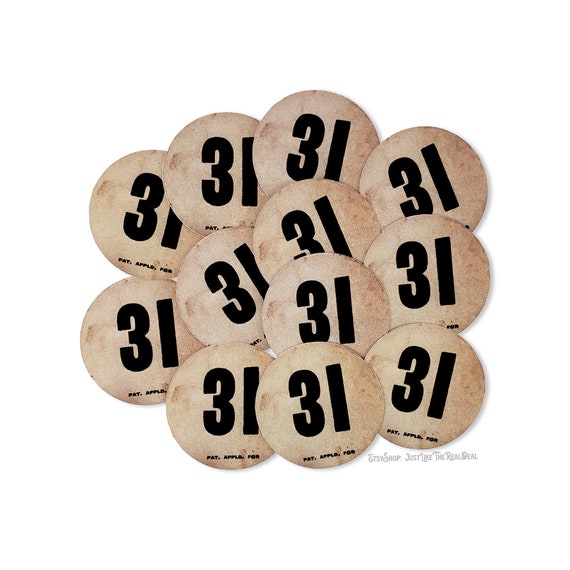 Vintage 31 Cent Grocery Round Price Tags High Quality - Etsy