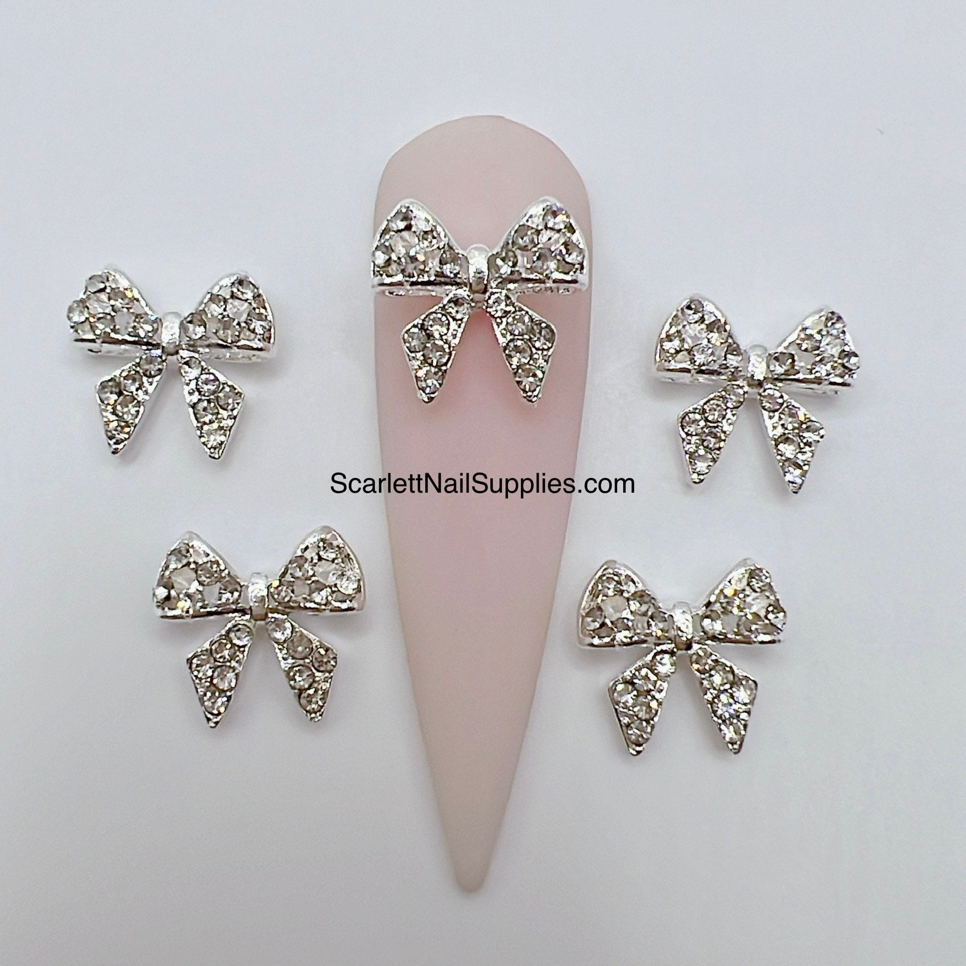 Dangle Nail Charms Rhinestones For Nails Heart Charms Golden - Temu