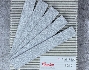 Nail Files Jumbo Square Acrylic Nail File grit 80/80