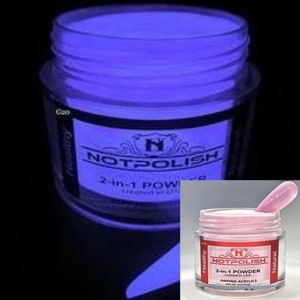 NOTPOLISH 2in1 Acrylic and Dipping Powder - Acrylic Nail Powder Glow in the Dark - G20