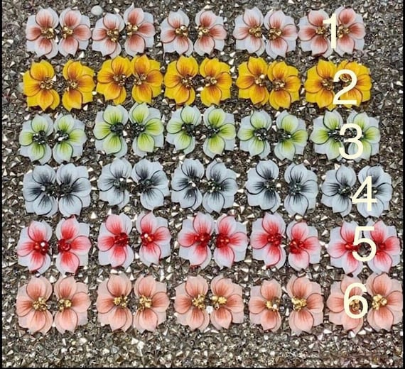 Set 26pcs 3D Acrylic flowers - Variety 3D Nail Flowers in one Box