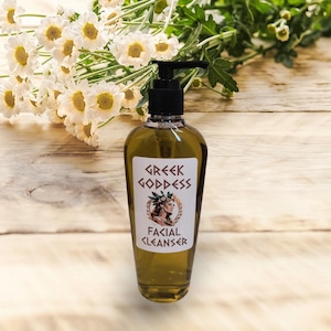 Greek Goddess Facial Cleanser | Natural Skincare | Oil Based Facial Cleanser | Best Makeup Remover | Non-detergent Cleanser | Hydrates Skin