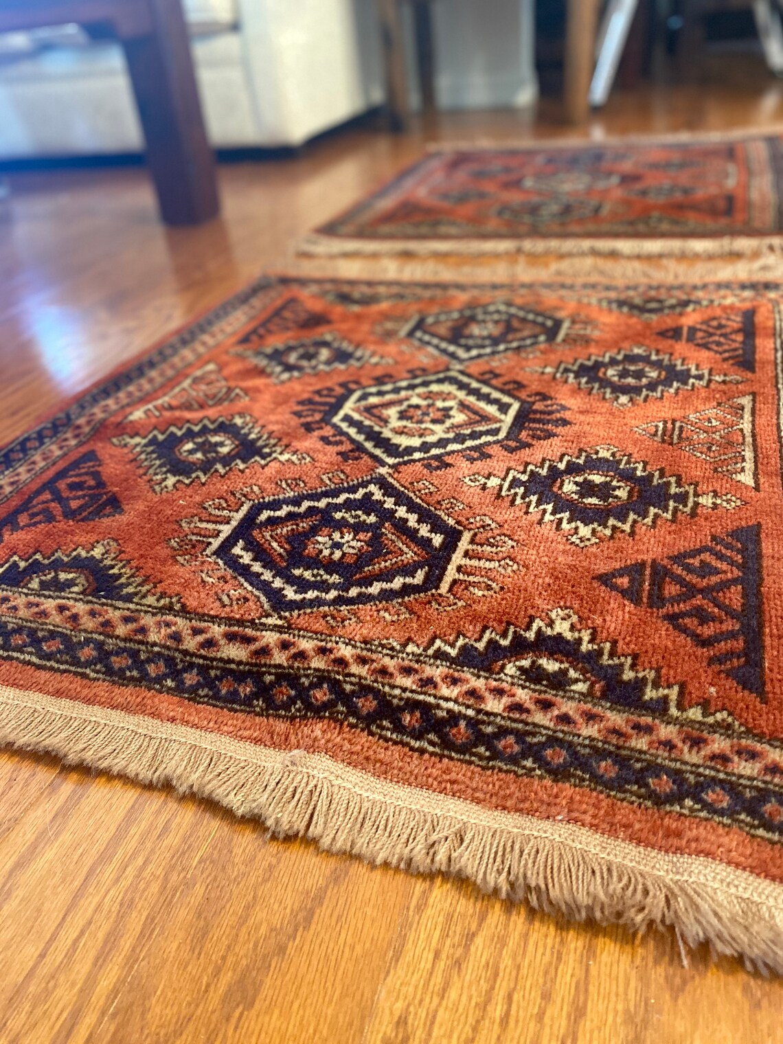 Matching Square Throw Rugs From Afghanistan - Etsy