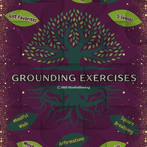Grounding Exercises | Therapy Handouts | Worksheets | Digita Download ...