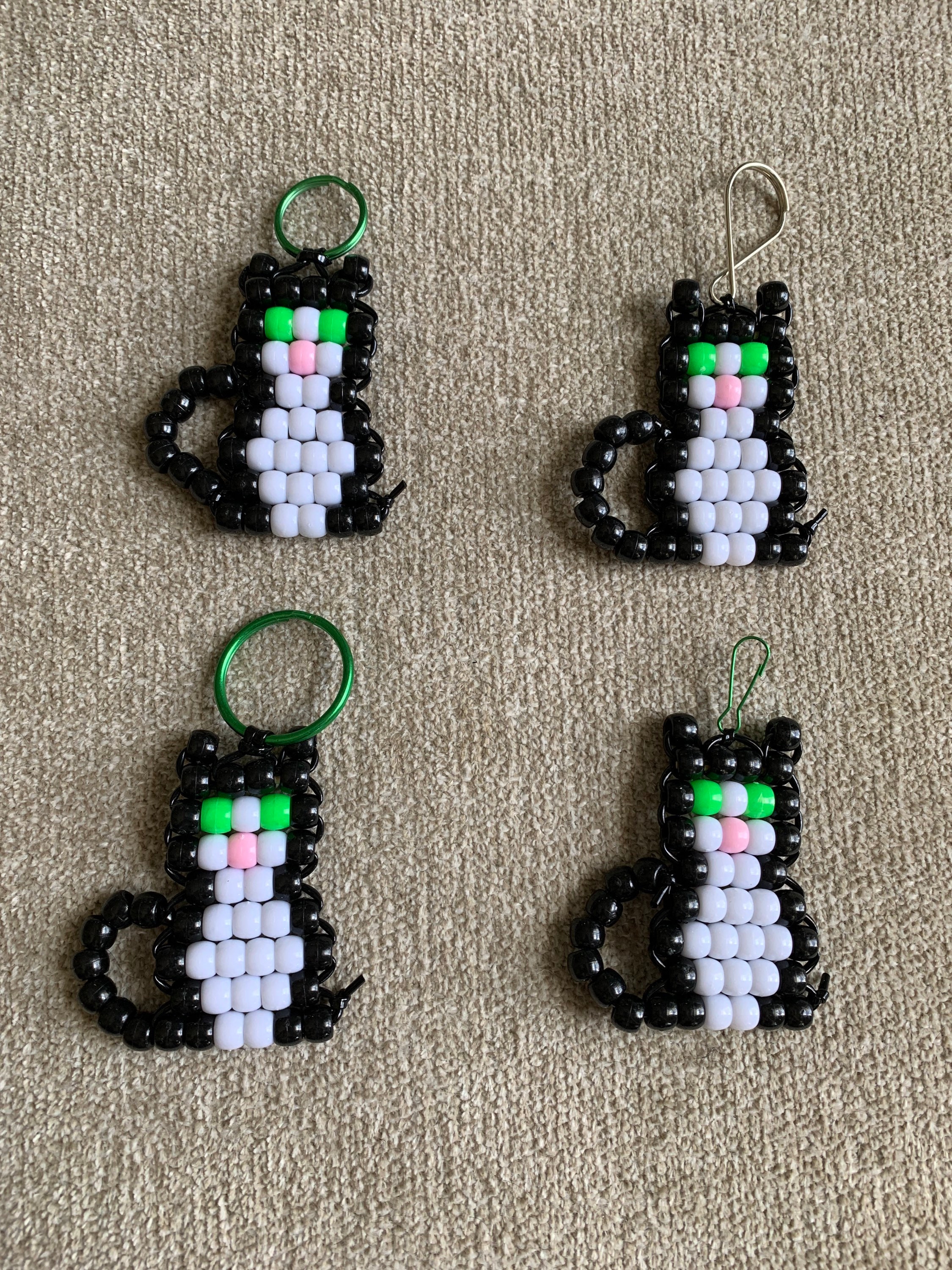 Black cat  Diy perler bead crafts, Perler bead art, Pony bead projects