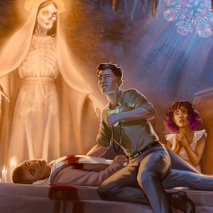 Cemetery Boys: stampa di beneficenza su cartoncino semilucido 10x10