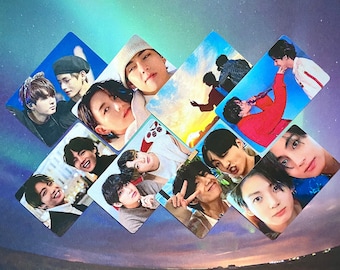 BTS Taekook metallic shimmer photocards set 5