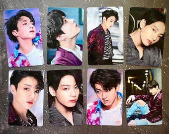 BTS Jungkook Set 6 metallic shimmer hologram photocards