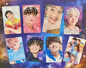 BTS cute hologram heart photocards