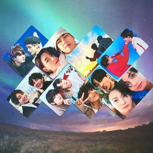 BTS Taekook metallic shimmer photocards set 5