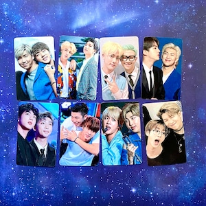 BTS Namjin metallic shimmer photocards set