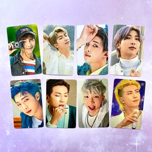 BTS RM Kim Namjoon metallic Fotokarten Set 4