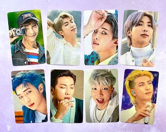 BTS RM Kim Namjoon metallic photocards Set 4