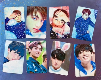 BTS Jungkook JK metallic shimmer photocards Set 1