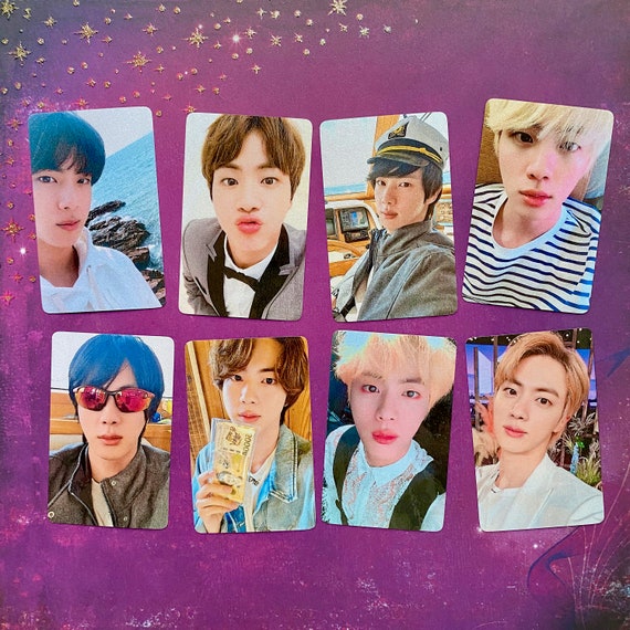 BTS Jin Selfies Metallic Photocards Set 2 | Etsy