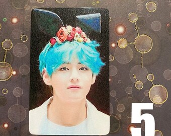 BTS V Kim Taehyung Blue Hair Metallic Shimmer Photocards Set - Etsy BTS V Kim Taehyung Blue Hair Metallic Shimmer Photocards Set - Etsy