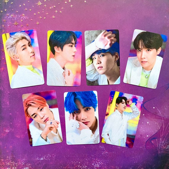 BTS Boy With Luv Metallic Photocards | Etsy