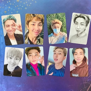 BTS RM Kim Namjoon Selfies Metallic Fotokarten Set 3