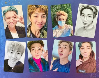 BTS RM Kim Namjoon selfies metallic photocards Set 3