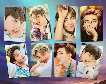 BTS RM Kim Namjoon metallic photocards Set 5