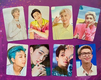 BTS RM Kim Namjoon metallic photocards Set 1