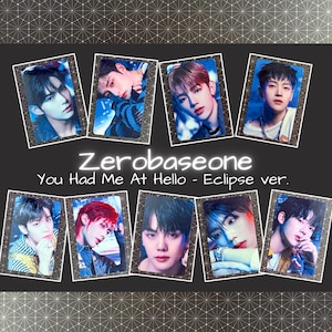 ZEROBASEONE You Had Me At Hello Eclipse ver. metallic hologram photocards