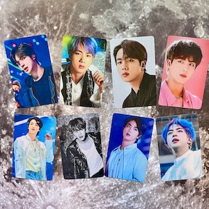 BTS Jin Kim Seokjin metallic photocards Set 1