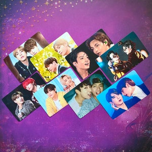 BTS Taekook metallic shimmer photocards set 3