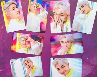 BTS Boy With Luv RM Kim Namjoon metallic photocards